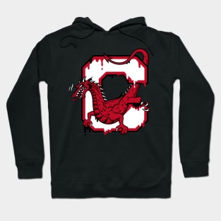 Cortland dripping Red Dragon Hoodie